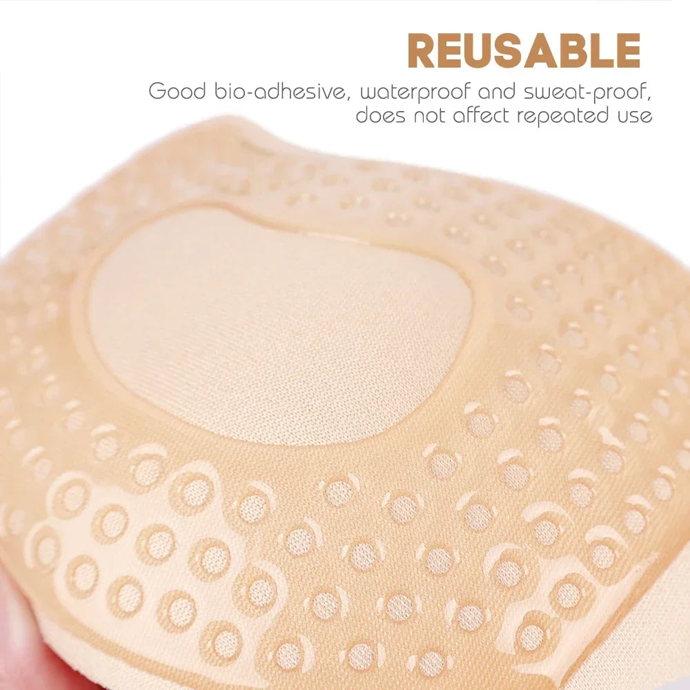 Invisible Strapless Adhesive Stick Bra Strapless Push up Bras Women Lingerie Seamless Silicone Nipple Covers Bralette Underwear