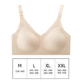 Women'S Seamless Bras Ladies Thin Style Jelly Color Soft Bra Wireless Underwear Comfortable Lingerie Deep V Gather